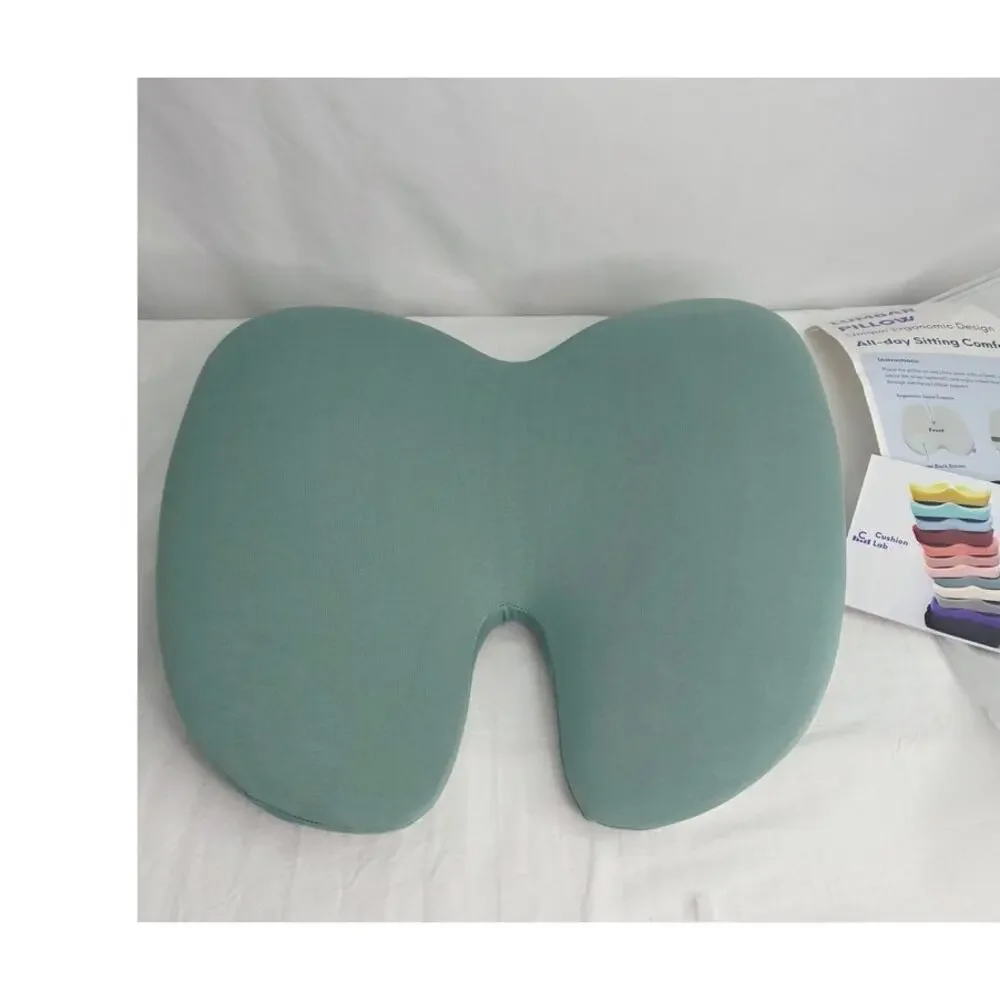 C CUSHION LAB Extra Dense Lumbar Pillow for Lower Back Pain Relief with Strap